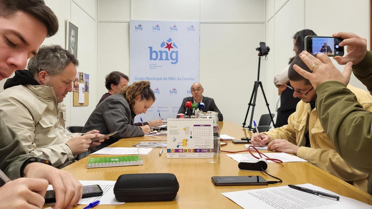 Jorquera, hoy, en la rueda de prensa