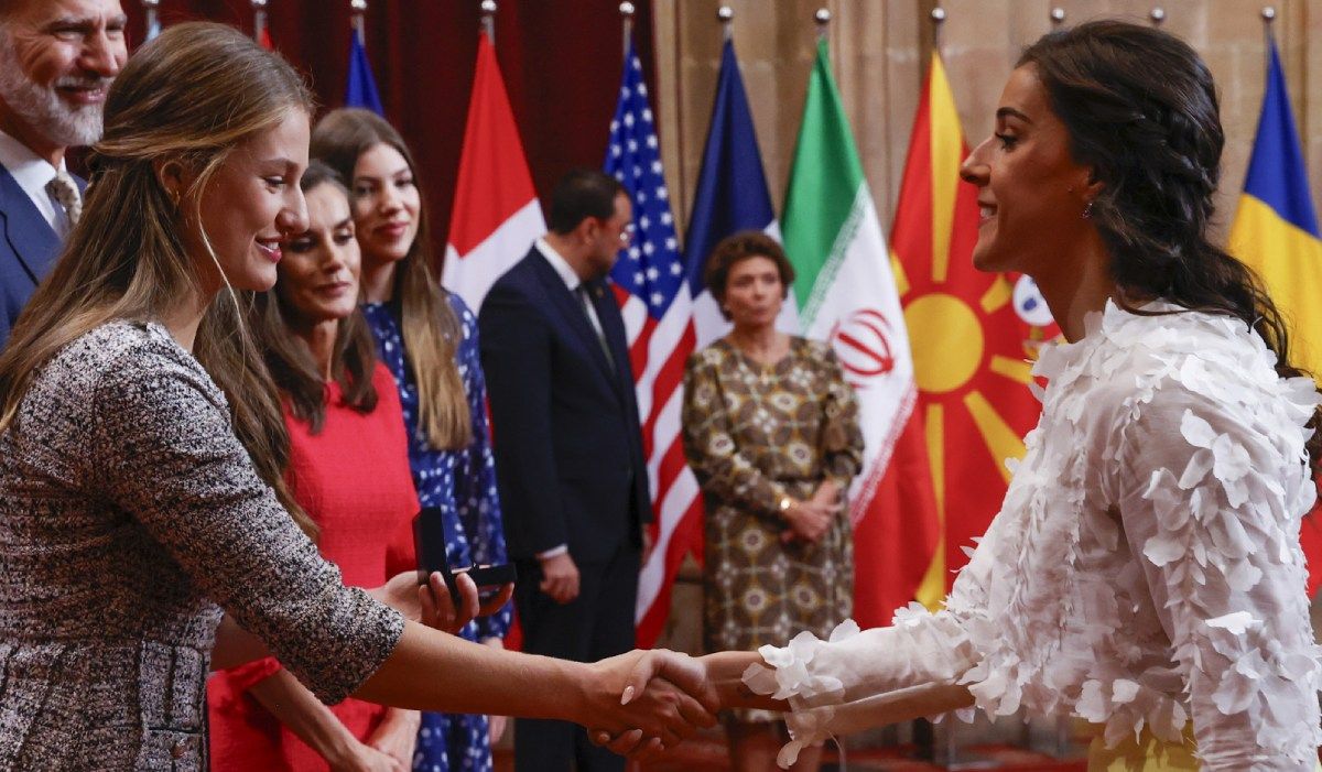 Carolina Marín en la recepción de los Premios Princesa de Asturias 2024