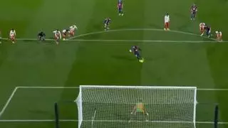 Polémica en Montilivi: el penalti de Lamine Yamal debería haberse repetido