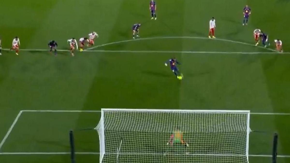 Polémica en Montilivi: el penalti de Lamine Yamal debería haberse repetido