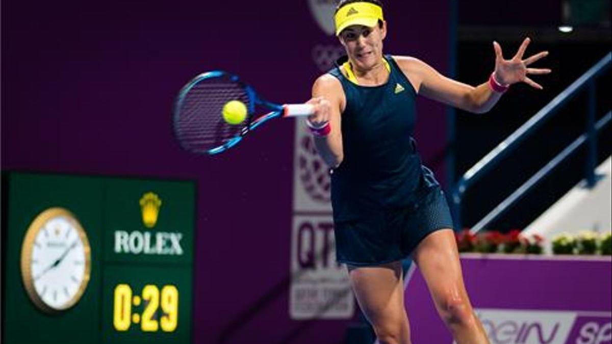 Muguruza cae en la final de Doha ante Kvitova
