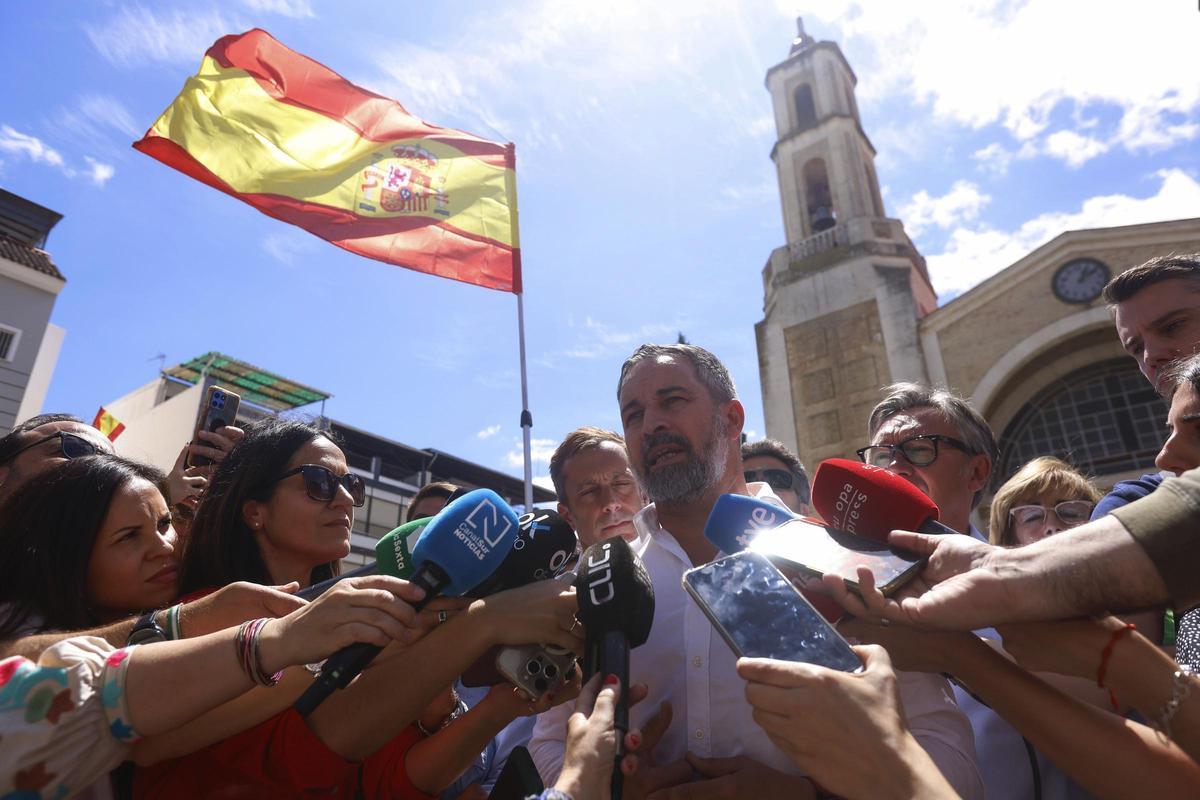 Abascal, este martes en Puente Genil.