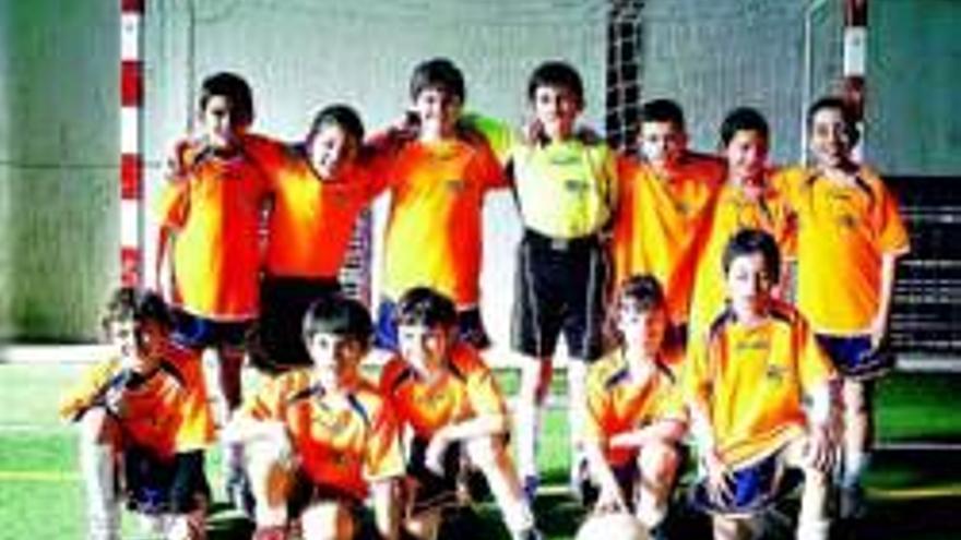 Los benjamines del Forma Cáceres 2016 Fútbol Sala