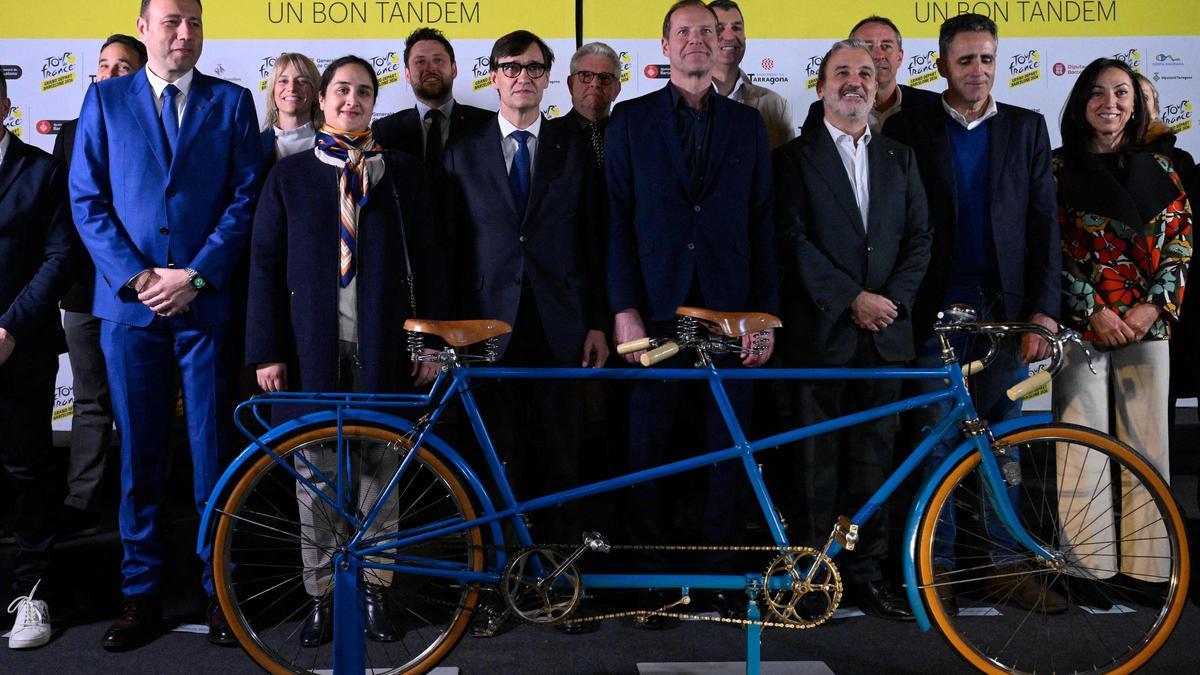 Acto de presentación del Tour, este martes en Barcelona.
