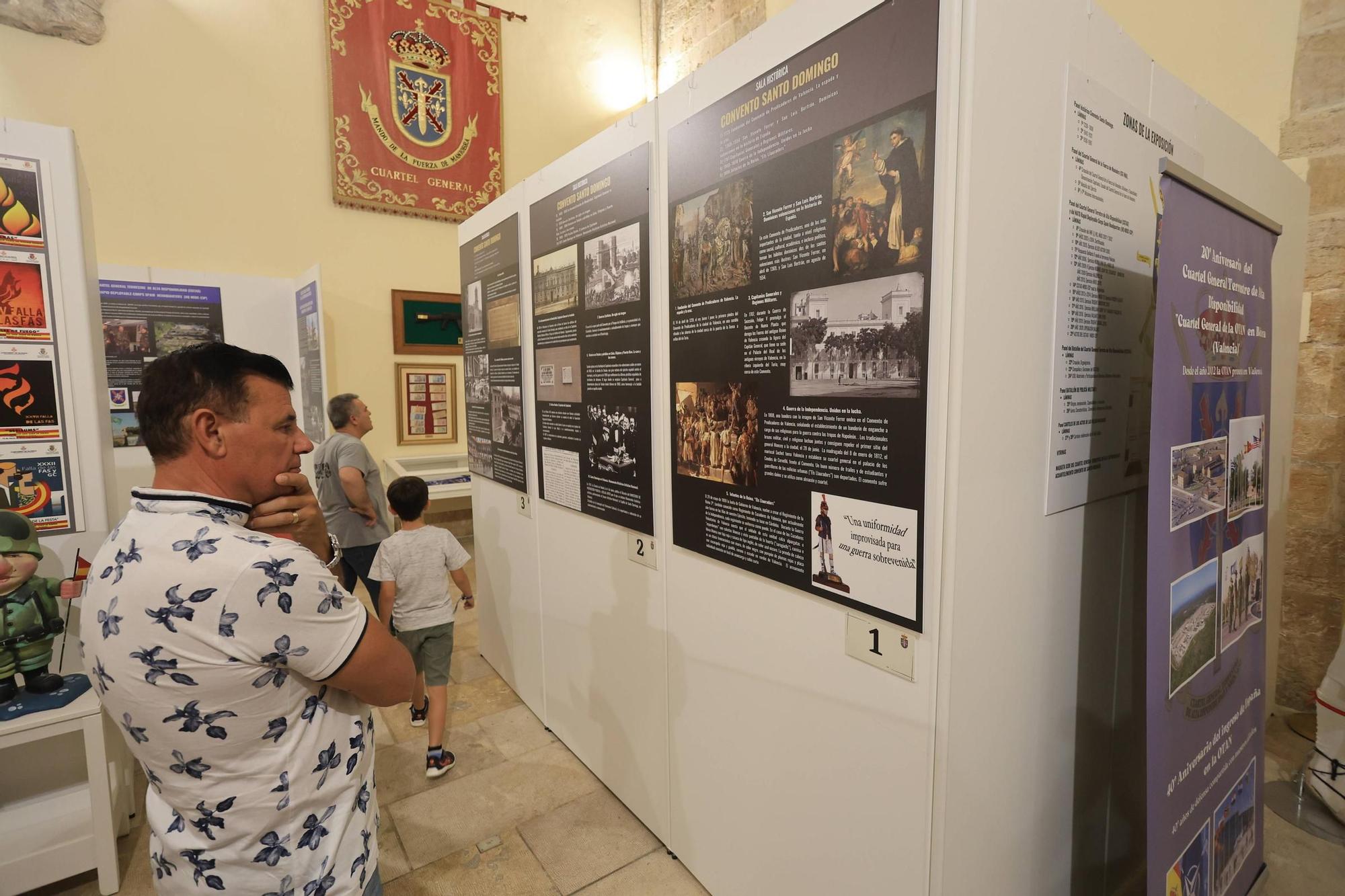 Jornada de puertas abiertas en el cuartel de Santo Domingo de València