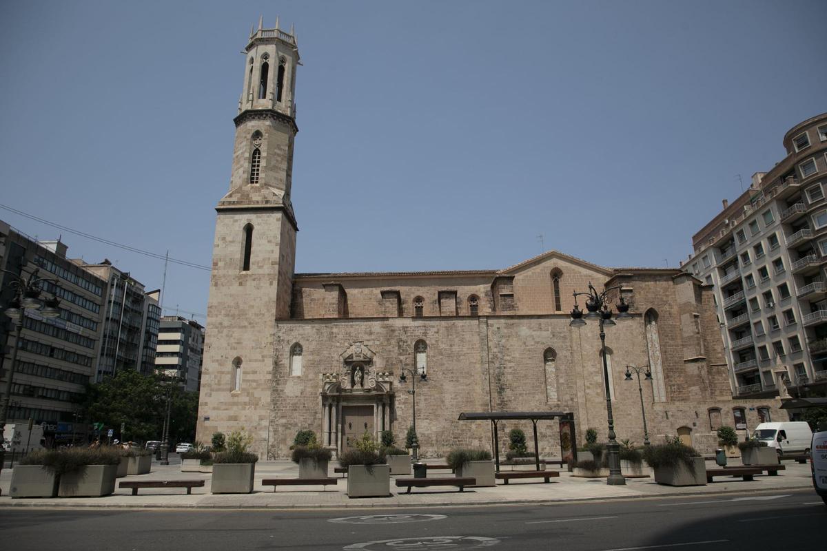 Plaza de San Agustín en su estado actual.