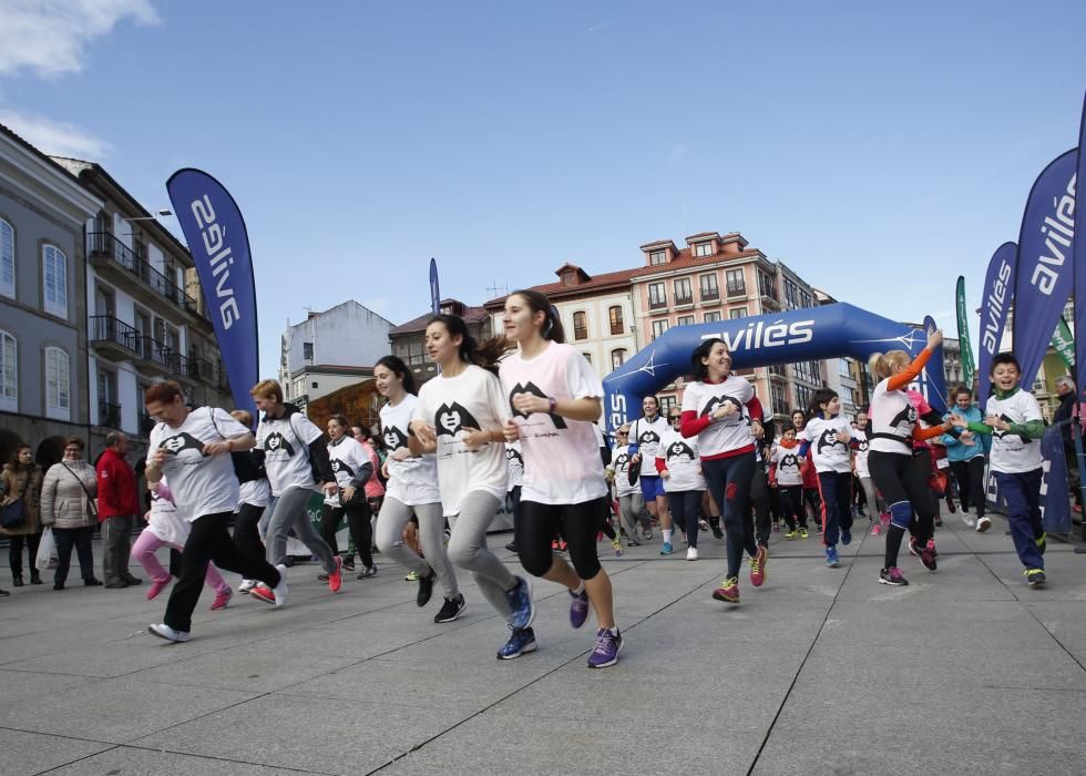 Carrera de la mujer en Avilés