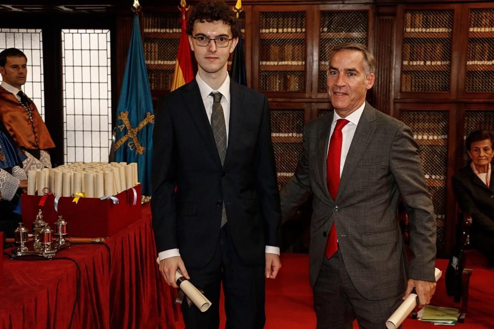 Premios fin de grado Santa Catalina de la Universidad de Oviedo 2019