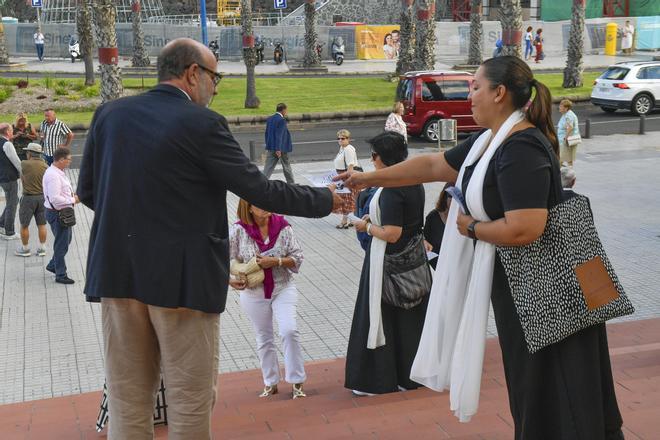 Protesta del Coro de la Orquesta Filarmónica de Gran Canaria