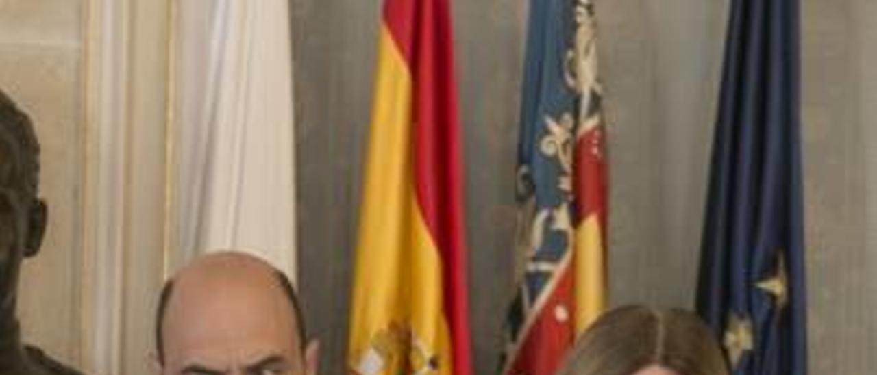 Echávarri y Montesinos, en un reciente acto en el Ayuntamiento.