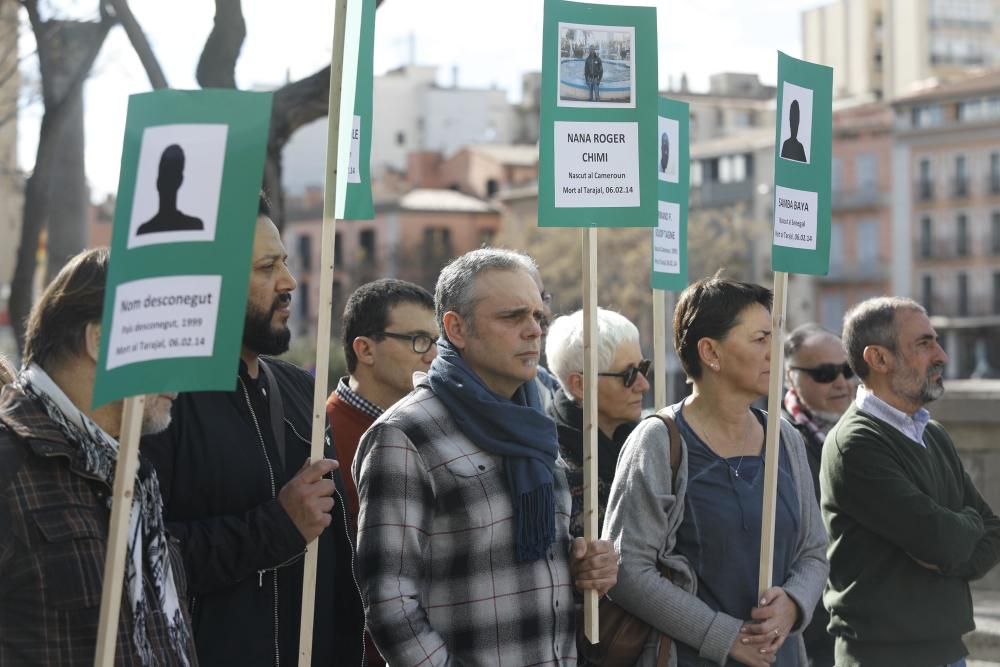 Acte en defensa els drets dels refugiats a Girona