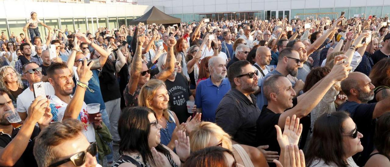 Público del concierto de Texas en Vigo, hace unos días.