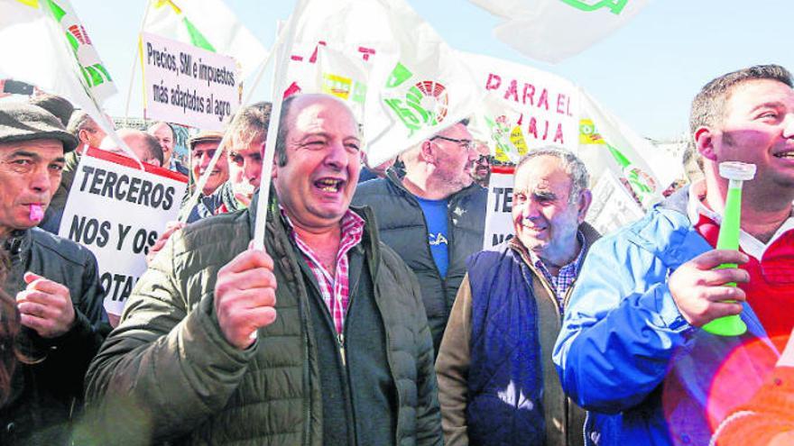 Momento de la protesta.