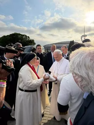 Sor Lucía Caram després de saludar Lleó XIV: "He vist un Papa molt preocupat per la pau"