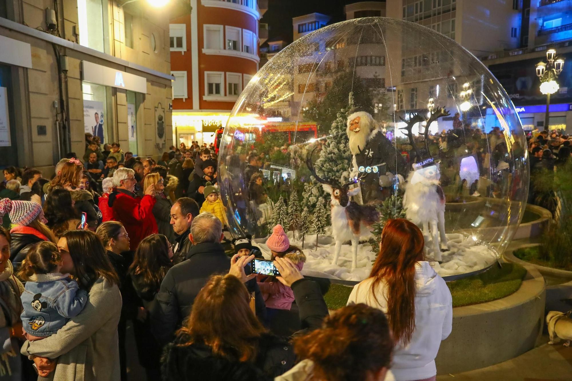 La Navidad ya deslumbra en Vilagarcía