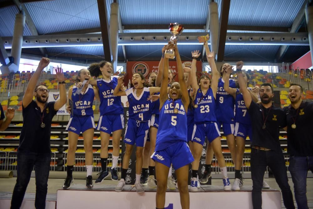 Final Four de baloncesto femenino en el Palacio de los Deportes de Cartagena