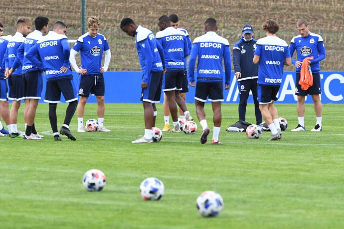 Rolan entrena con el grupo y Valín, lesionado