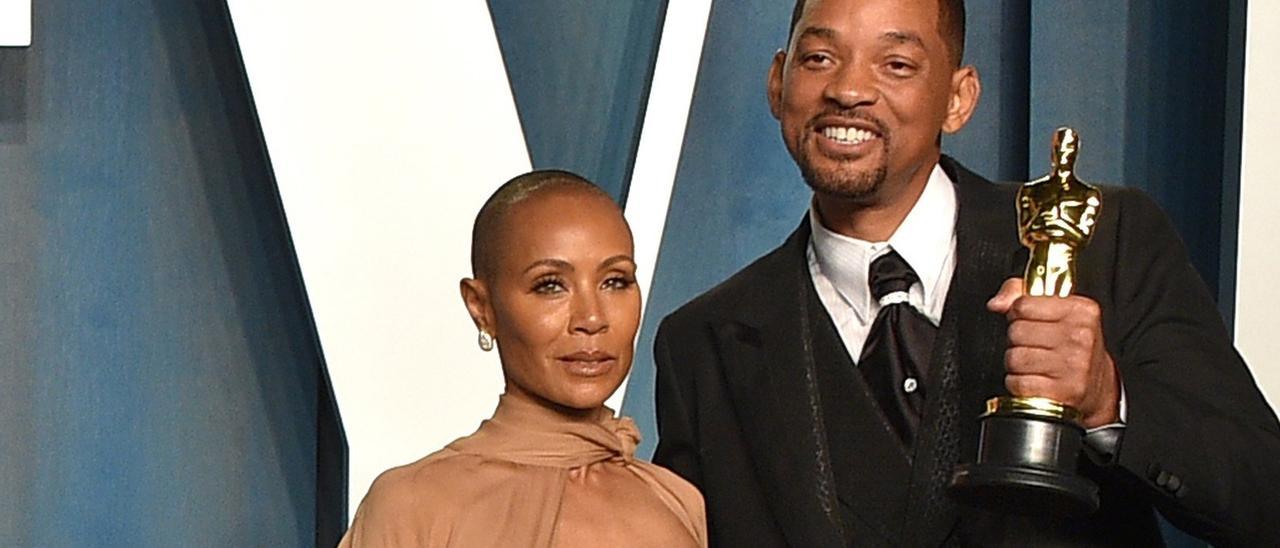 Jada Pinkett Smith y Will Smith en la fiesta post Oscar de la revista Vanity Fair