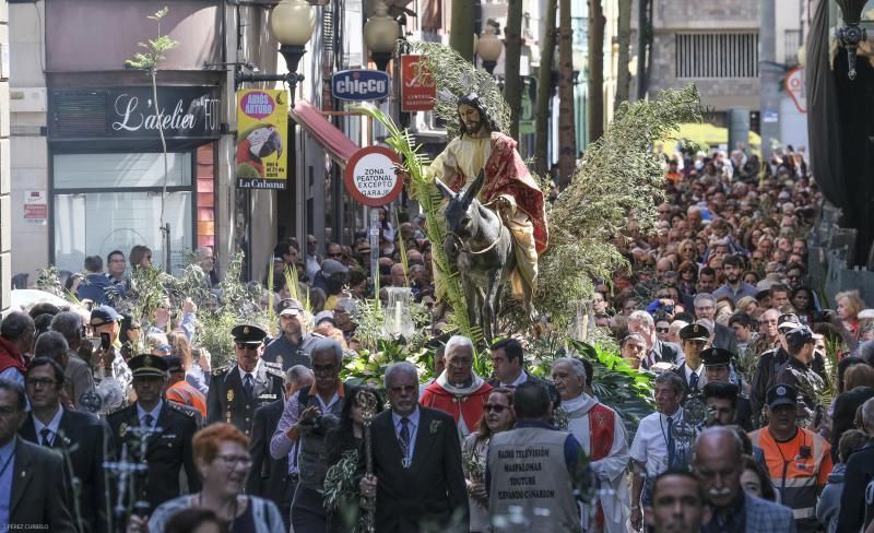 LAS PALMAS DE GRAN CANARIA. Procesión de la Burrita, Domingo de Ramos en la Ermita San Telmo.  | 14/04/2019 | Fotógrafo: José Pérez Curbelo