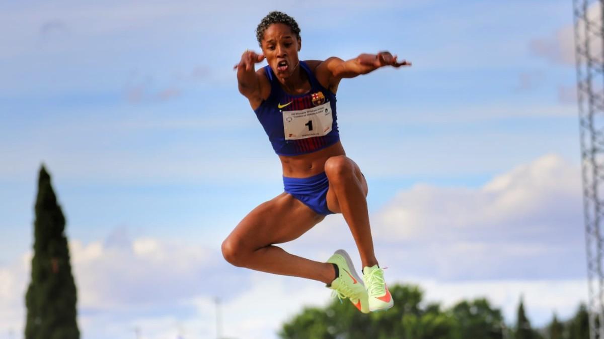 Yulimar, durante uno de sus intentos