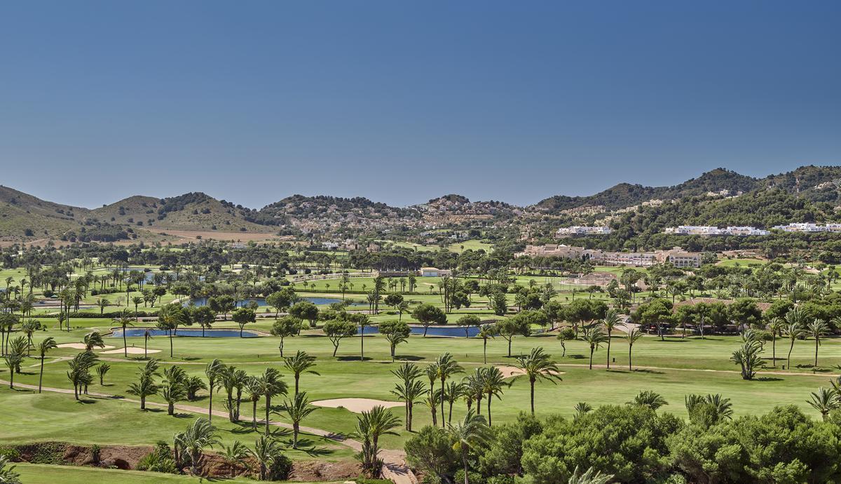 Grand Hyatt La Manga Club cuenta con tres campos de golf de 18 hoyos