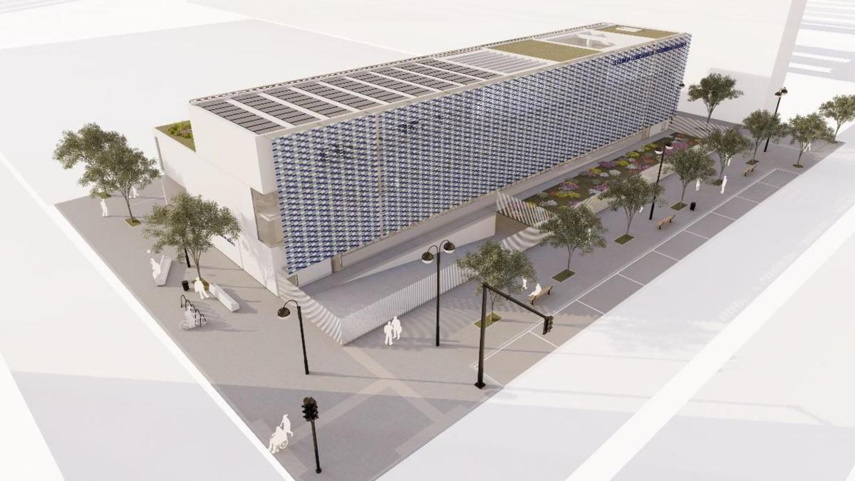 Figuración de la futura comisaría de Malilla.