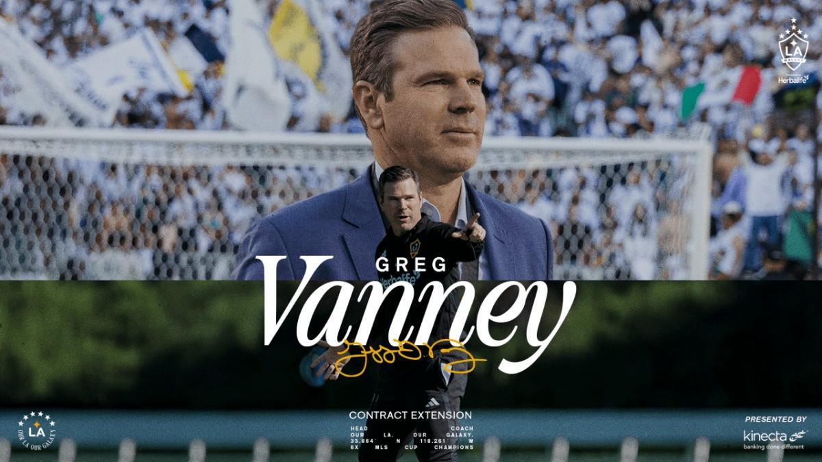 Greg Vanney renueva con el LA Galaxy
