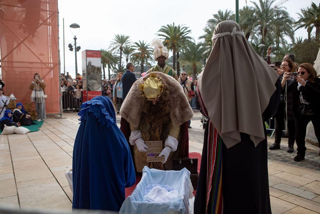El desembarco en Cartagena de los Reyes Magos, en imágenes