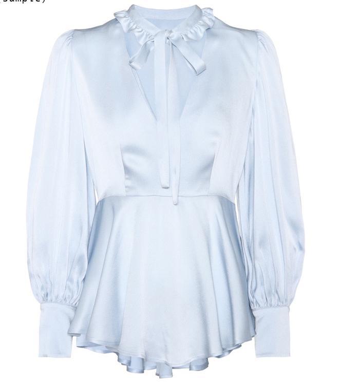 Alexa Chung para Mytheresa, camisa abullonada