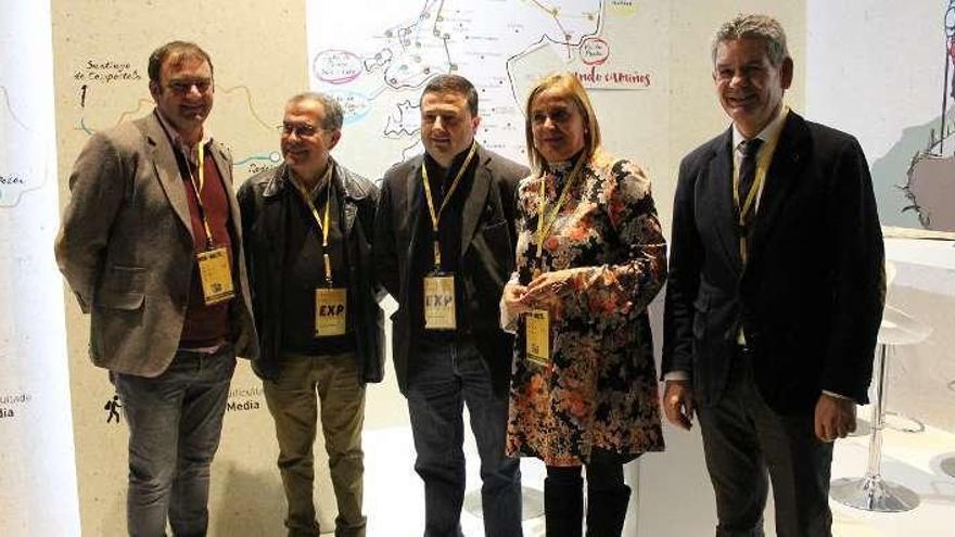 Acto de presentación de la campaña &quot;Cruzando Camiños&quot;. // Fdv