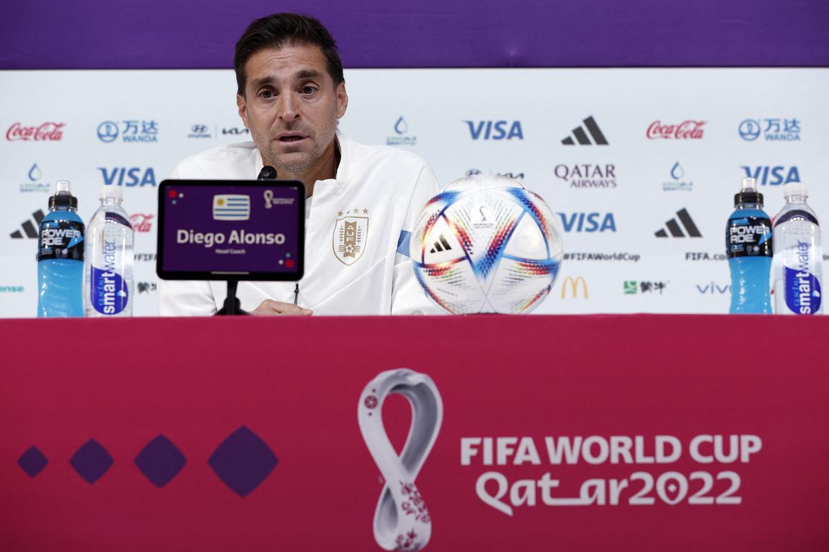 FIFA World Cup Qatar 2022 - Uruguay Press Conference. Diego Alonso, el seleccionador de Uruguay.