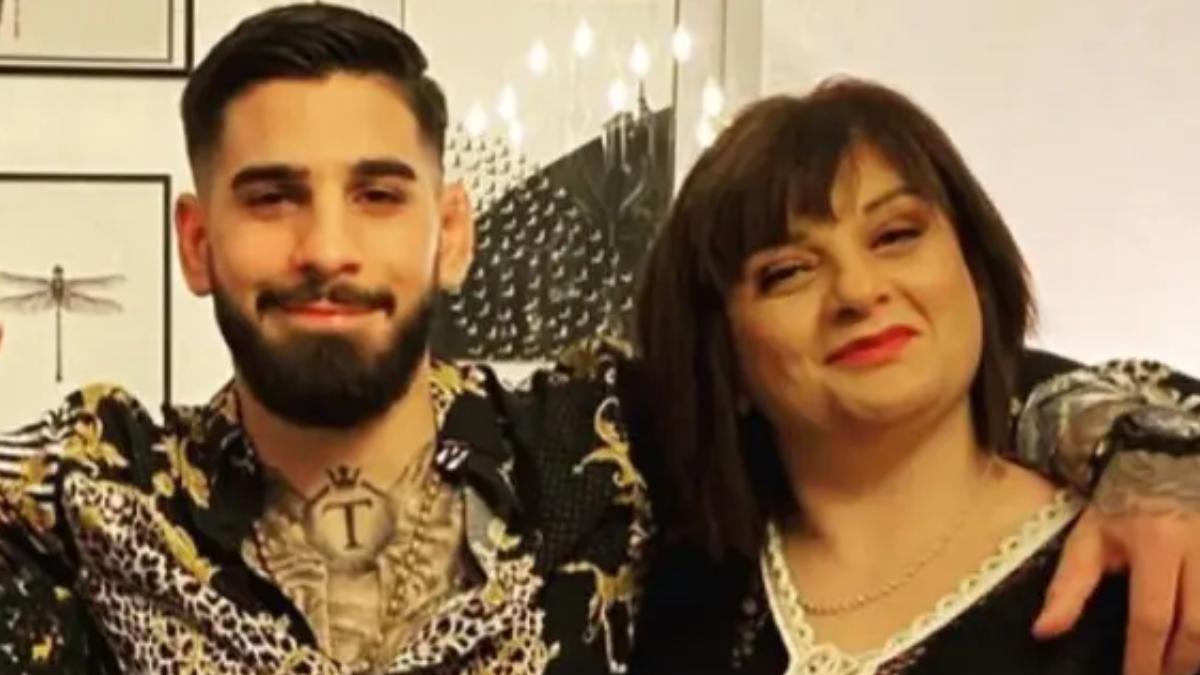 Topuria y su madre, Inga