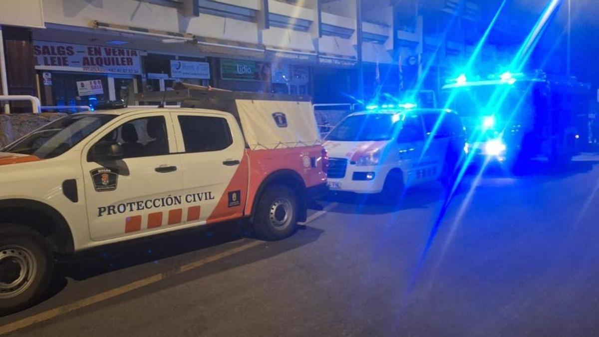 Incendio en Patalavaca: desalojan un complejo por fuego en contadores