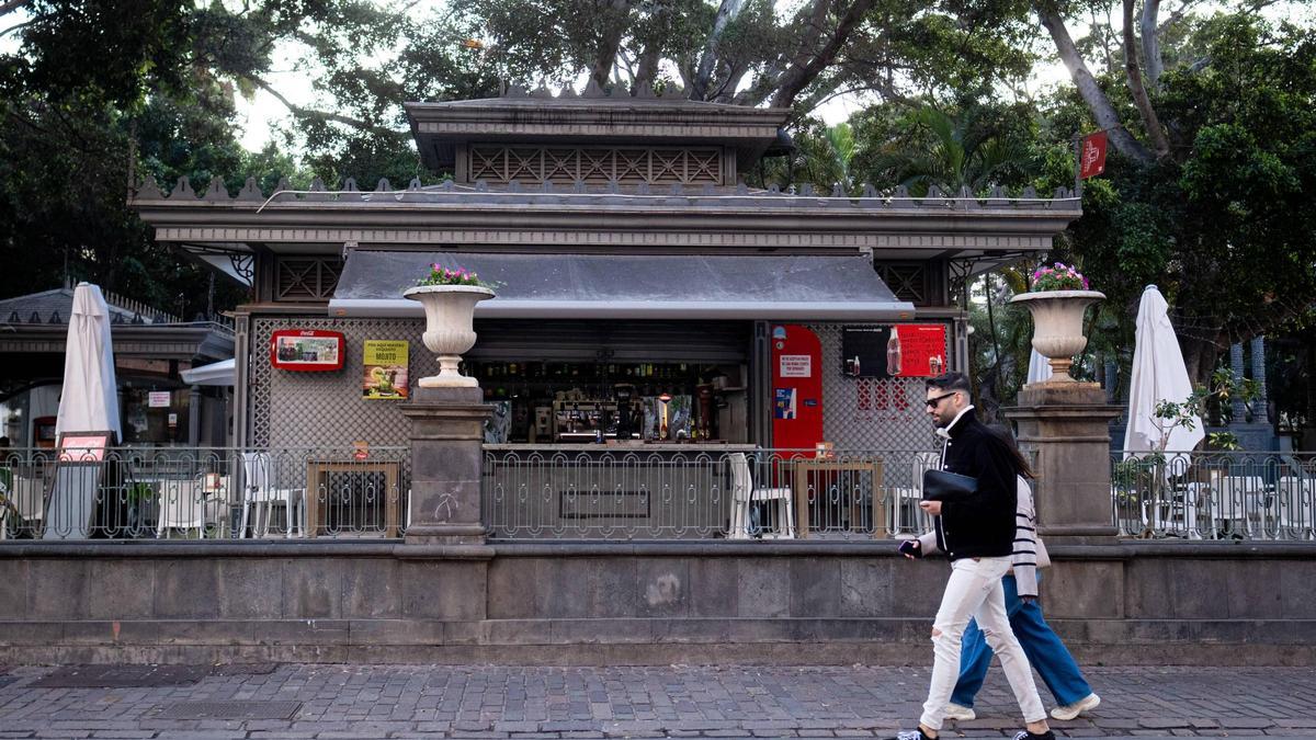 Quiosco-bar situado en la plaza delPríncipe, en el municipio de Santa Cruz de Tenerife.