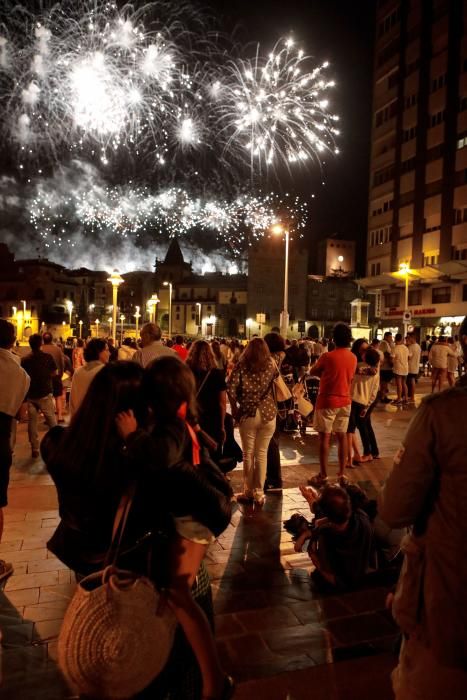 Fuegos de Begoña en Gijón