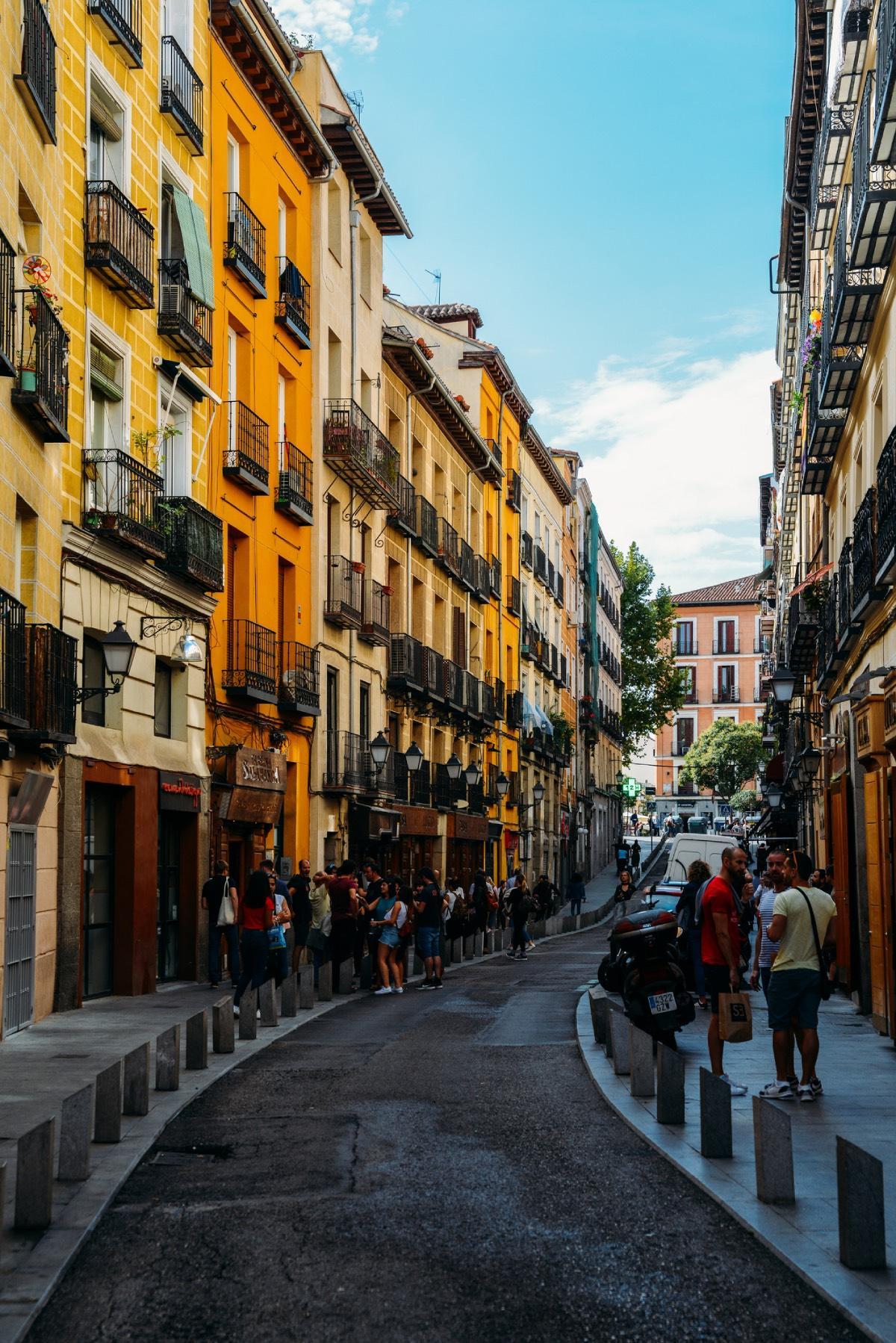 El barrio de La Latina en Madrid