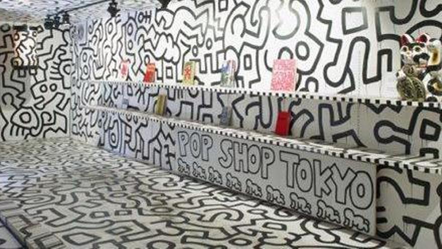 Una de las obras de Keith Haring, &#039;Pop Shop Tokio&#039;.