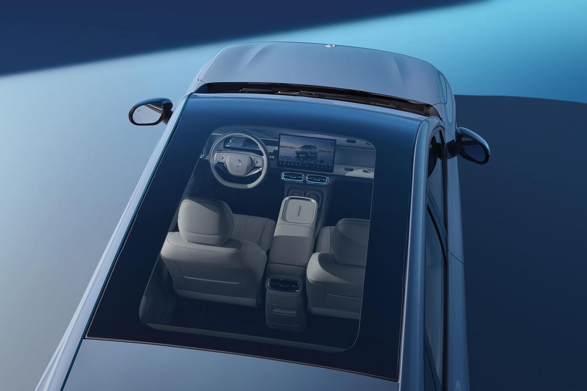 Leapmotor B10 vista desde arriba