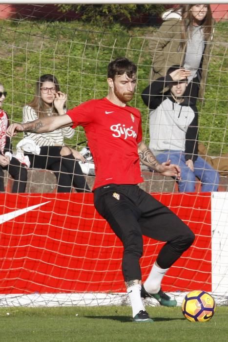 Entrenamiento del Sporting