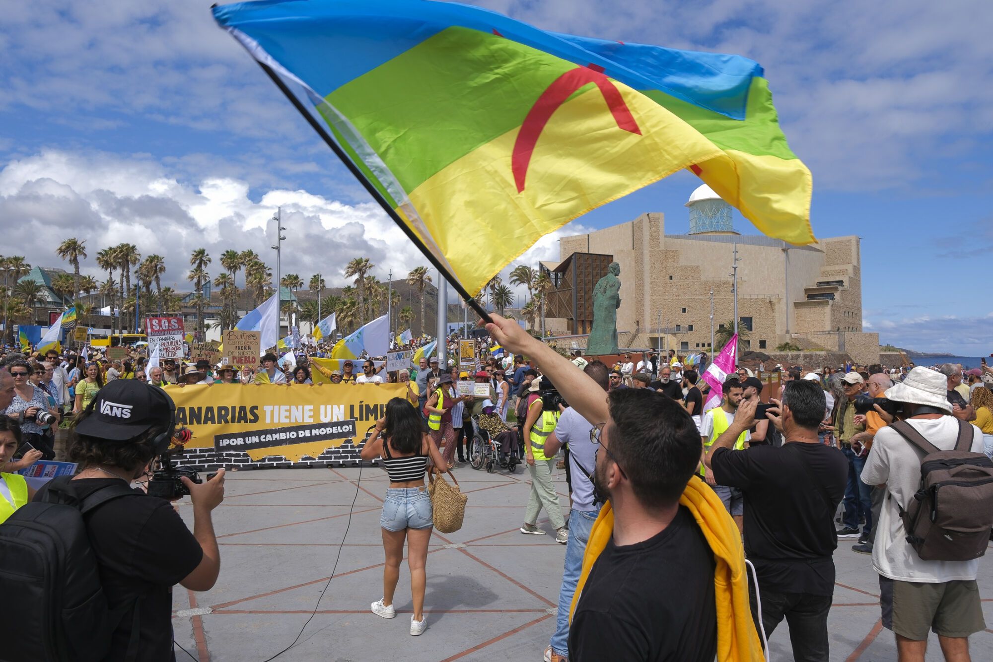 Manifestación Canarias tiene un límite 18M en Las Palmas de Gran Canaria