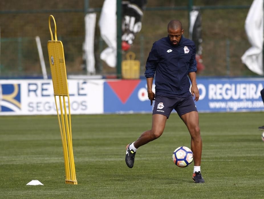 Mosquera y Arribas, bajas en el primer entrenamiento de la semana