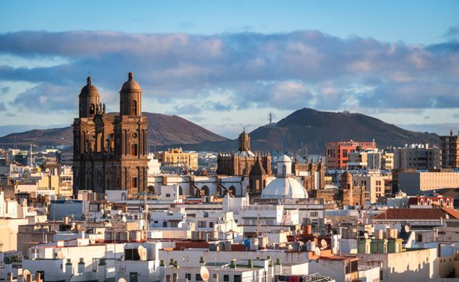 El casco antiguo de Las Palmas de Gran Canaria