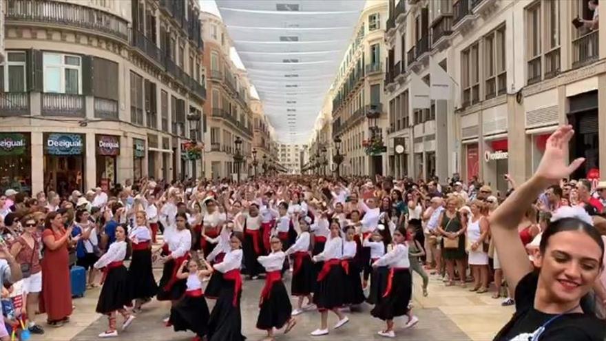 Récord en Málaga de personas bailando flamenco