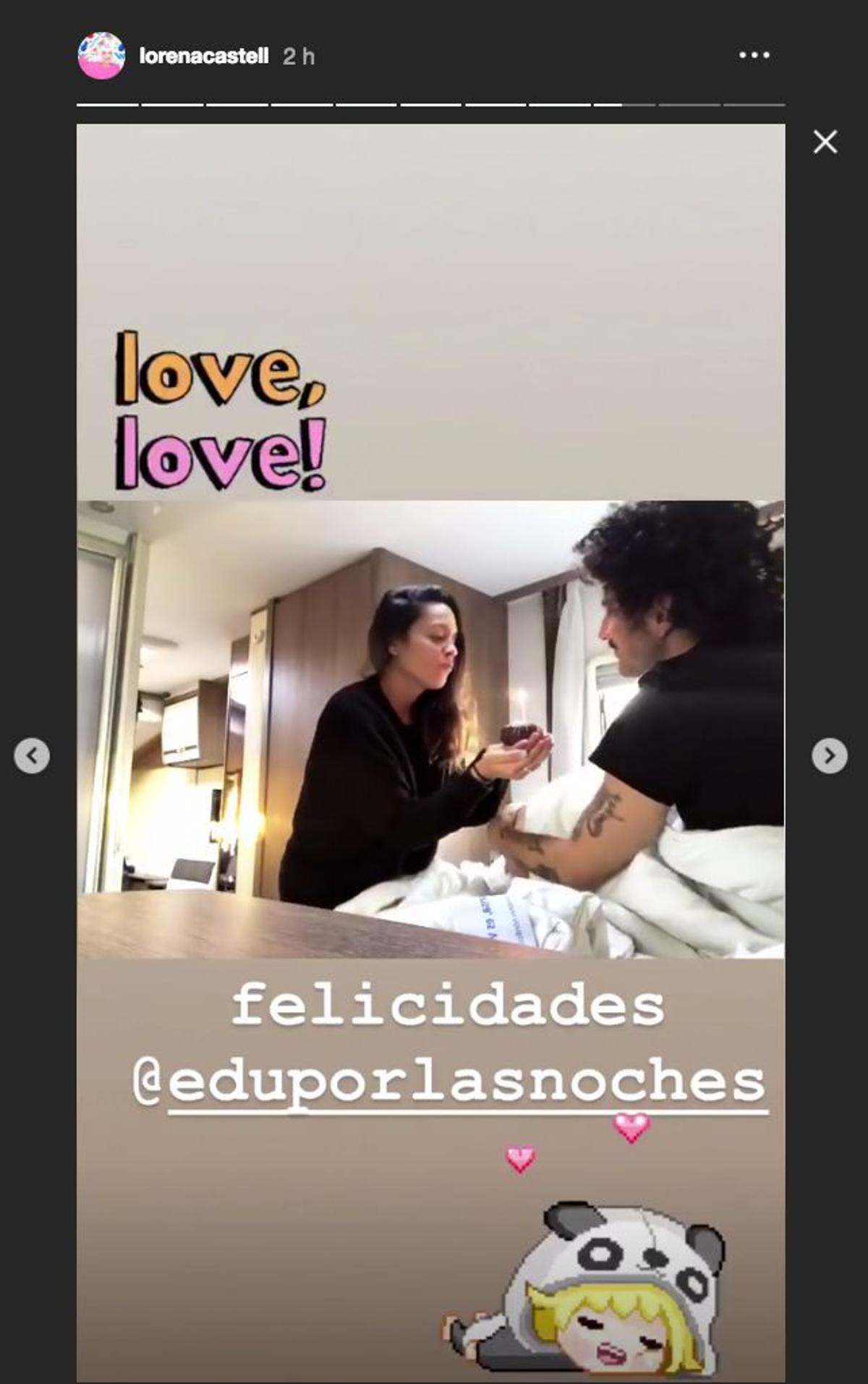 Lorena Castell y su chico, Edu