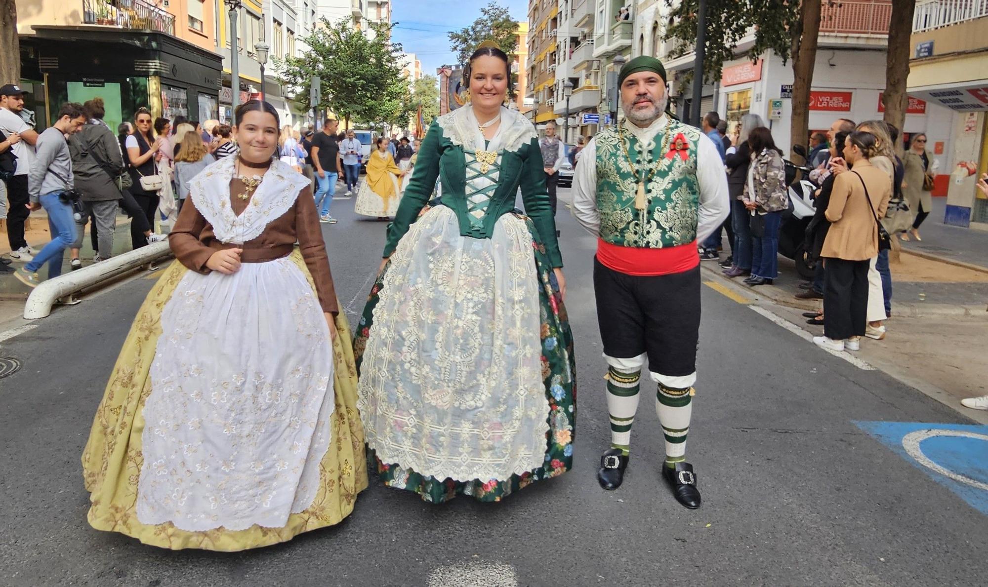 Las comisiones el Marítim, protagonistas en el Homenaje a la Senyera