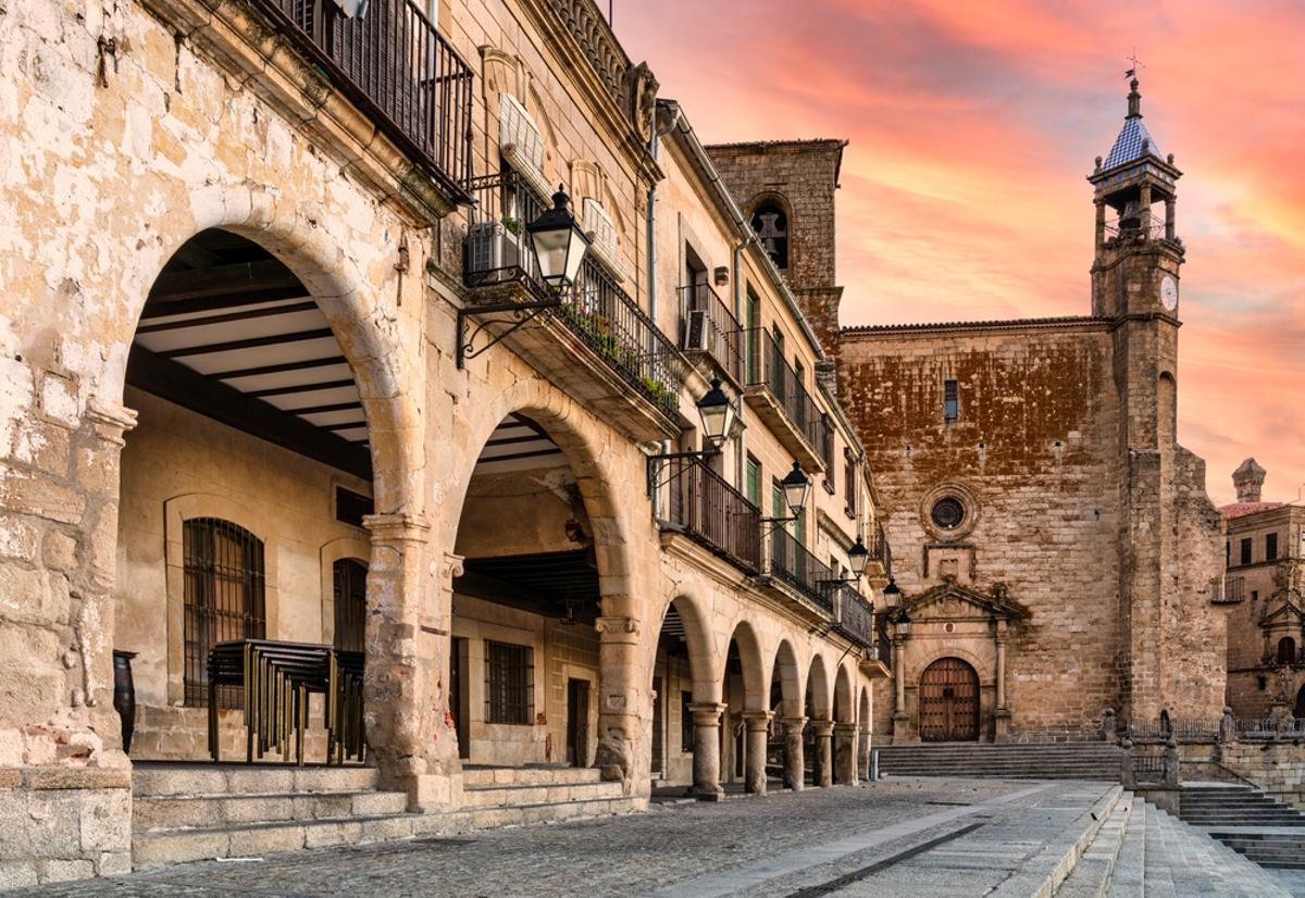 Arcos porticados en Trujillo.