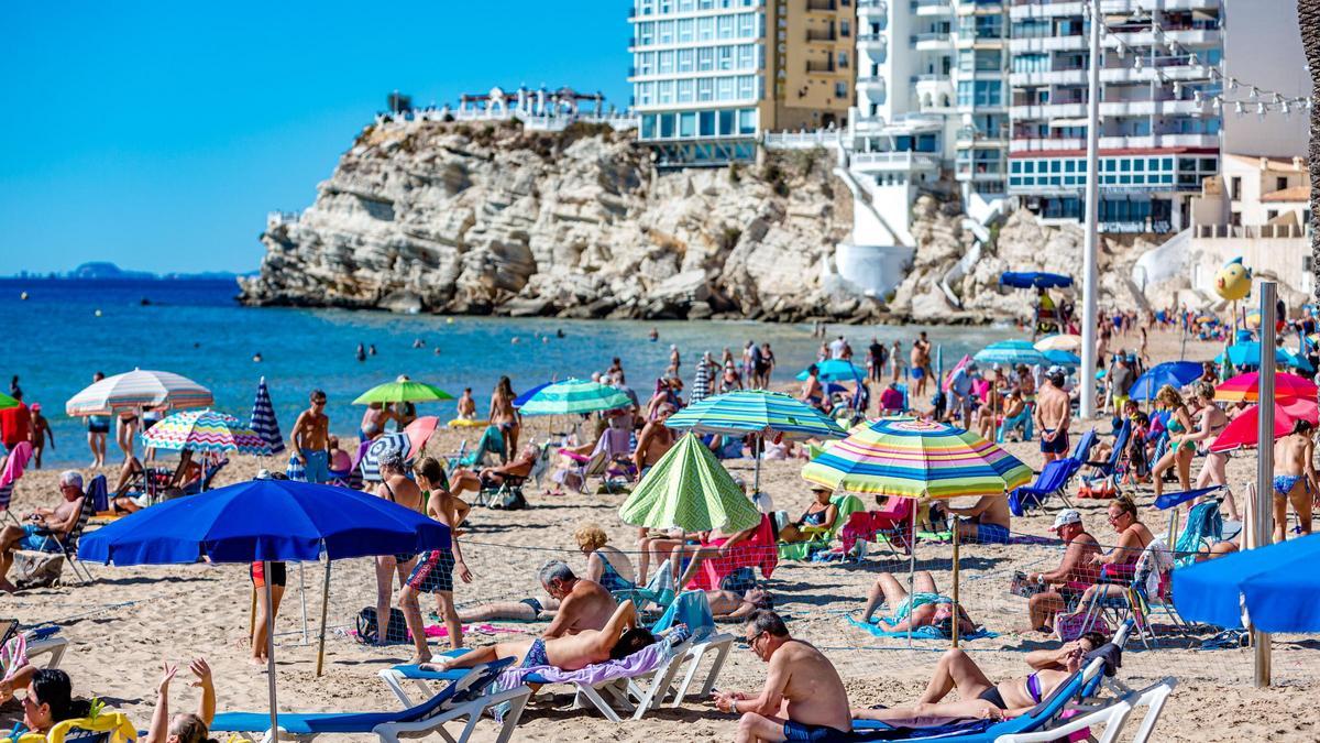 Benidorm, durante el puente de octubre.