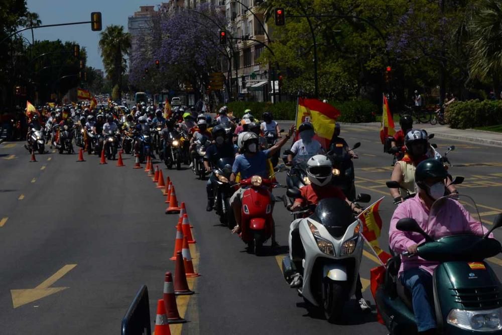 Caravana de Vox en Málaga contra el Gobierno