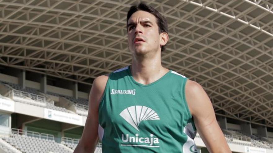 Carlos Suárez, durante un entrenamiento de esta pretemporada.