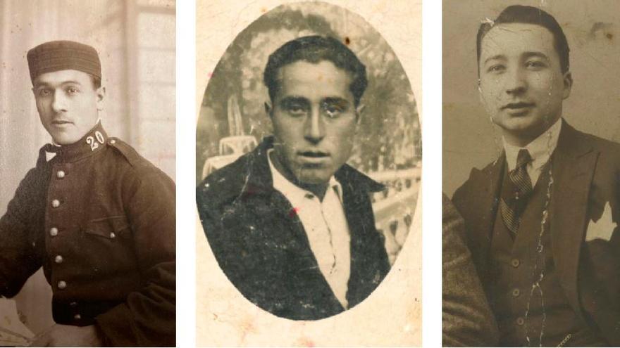 Antonio Monzó Fita, José Giner Navarro y Sandalio López Giménez
